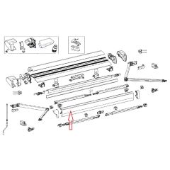 Thule 6300 Lead Rail 3.25 Antraciet