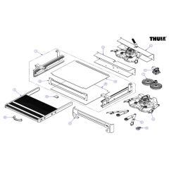 Thule Slide-Out Frame G2 Ducato/Jumper/Boxer 550