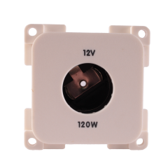 Presto Contactdoos 12V Groot Inbouw S-10.000 Wit