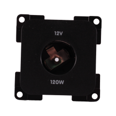 Presto Contactdoos 12V Groot Inbouw S-10.000 Zwart