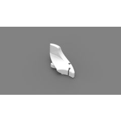 Fiamma Eindkap Lead Rail Polar White Links 2015 F65L
