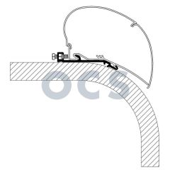 Thule Flat Roof Adapter 600