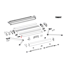 Thule 6300 Roller Tube 3.25 D30