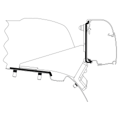 Thule Mercedes Vito/V-Class Lift Roof Adapter 4200