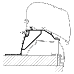 Thule Hobby Caravan Roof Adapter 2024