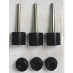 Campking Tentdoppen 28mm Boven/Onder 3st