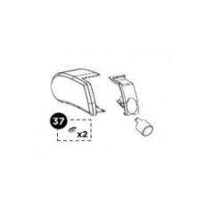 Thule 9200 Endcap Main Housing 230V LH EM Wit