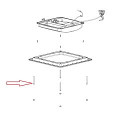 Dometic B1500/B1900 RVS schroef tbv binnenkader