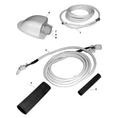 Teleco Coaxkabel 3m incl. F/F-connector nr. 5950