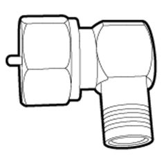 Vechline F-Connector 90graden 5st.