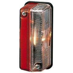 Hella Markering Rechthoekig Opbouw Rood/Wit