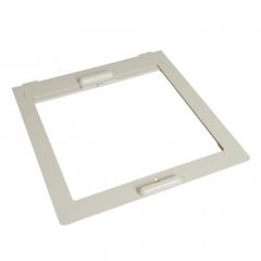 MPK Vliegenhor Scharnier Buitenzijde 40x40cm Wit