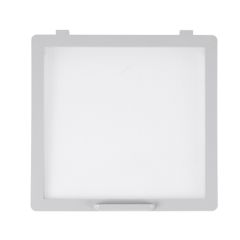 MPK Vliegenhor Scharnier Buitenzijde 28x28cm Wit