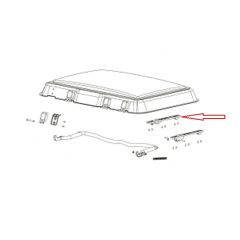 Dometic Midi Heki Plaatje Beugel Uitvoering
