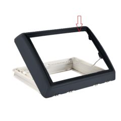 Dometic Midi Heki Glaskoepel met Zwart Kader