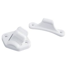 Deurvanger 2-delig Beweegbaar Wit 3mm