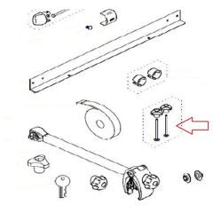 Thule Bolt 90mm met knob high 1500603175