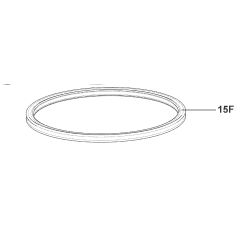 Dometic Afdichter Cassette zwart 2426012965