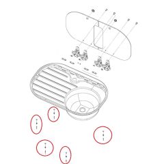Dometic MO8821 Montageset (5st)