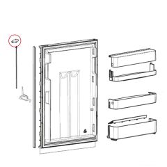 Dometic Knop Deurvergrendeling Koelkast Rechter Scharnier RM85xx