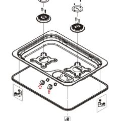 Dometic Draaiknop Kookplaat CE99 ZF