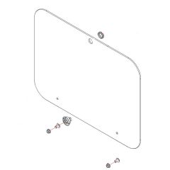 Dometic PI8023 glasdeksel zwart