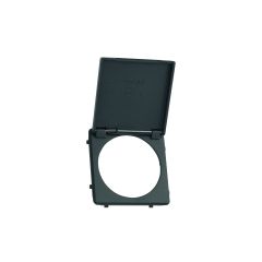 Presto Contactdoos Cover met Klepje S-20.000 Zwart