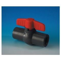 Aftapkraan zwart 40mm slangverbinding