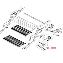 Thule reapir kit rivet double step skirt 