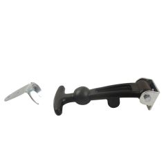 Rubberen aantrekker125mm zwart 