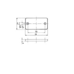 Jokon Reflector R115 Rechthoekig Wit