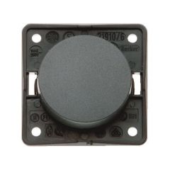 Berker Aan/Uitschakelaar Flow/Pure Inbouw Antraciet Mat 230V
