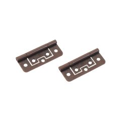 Scharnier Vlak Brons 63x25mm 2st.