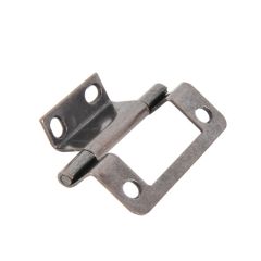 Scharnier 2-50mm brons dubbel geknikt
