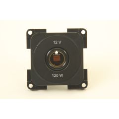 Presto Contactdoos 12V 2-Polig Inbouw S-10.000 Zwart