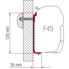 Fiamma Adapter AS 300 F45