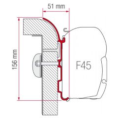 Fiamma Bürstner Adapter 450 F45
