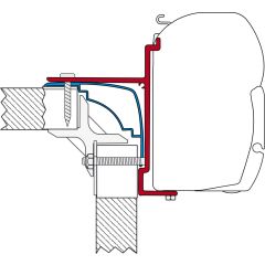 Fiamma Laika Ecovip Adapter 390 F45