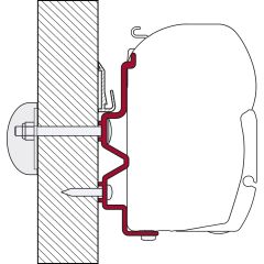 Fiamma Rapido Serie 9dF-9M-10 Adapter >2011 400 F45