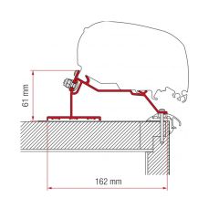 Fiamma Caravan Roof Adapter 450 F65/F80