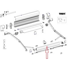 Thule Lead Rail 8000 4.50
