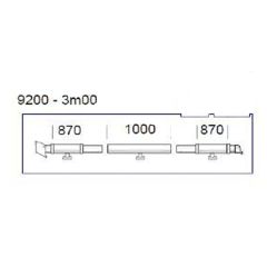 Thule clamping profile 9200 3 m Right
