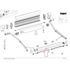 Thule Lead Rail 8000 3.50