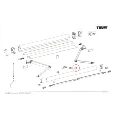 Thule Clip Support Arm Oval 4900