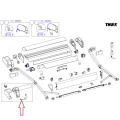 Thule 9200 Motorkabel 9200 Luifel