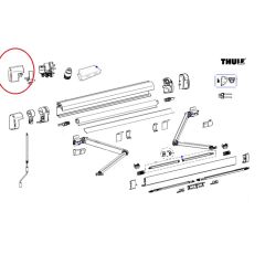Thule Main Housing 5200 12V Eindkapset Geanodiseerd