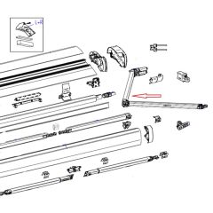 Thule RH Spring Arm 6300 2.60mtr