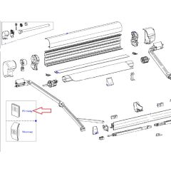 Thule 8000/ 9200 Afstandsbediening <2016