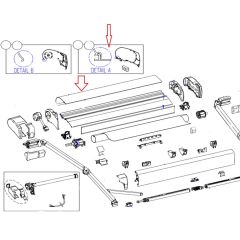 Thule Cover Housing 9200 4.50 Wit V2