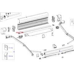 Thule Mainhousing Bottom 8000 6meter